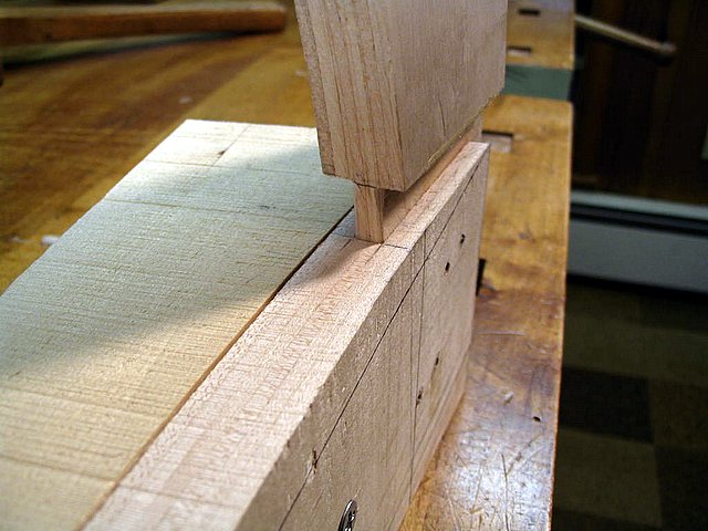 Cut Bottom Joint of Back Frame Close-Up